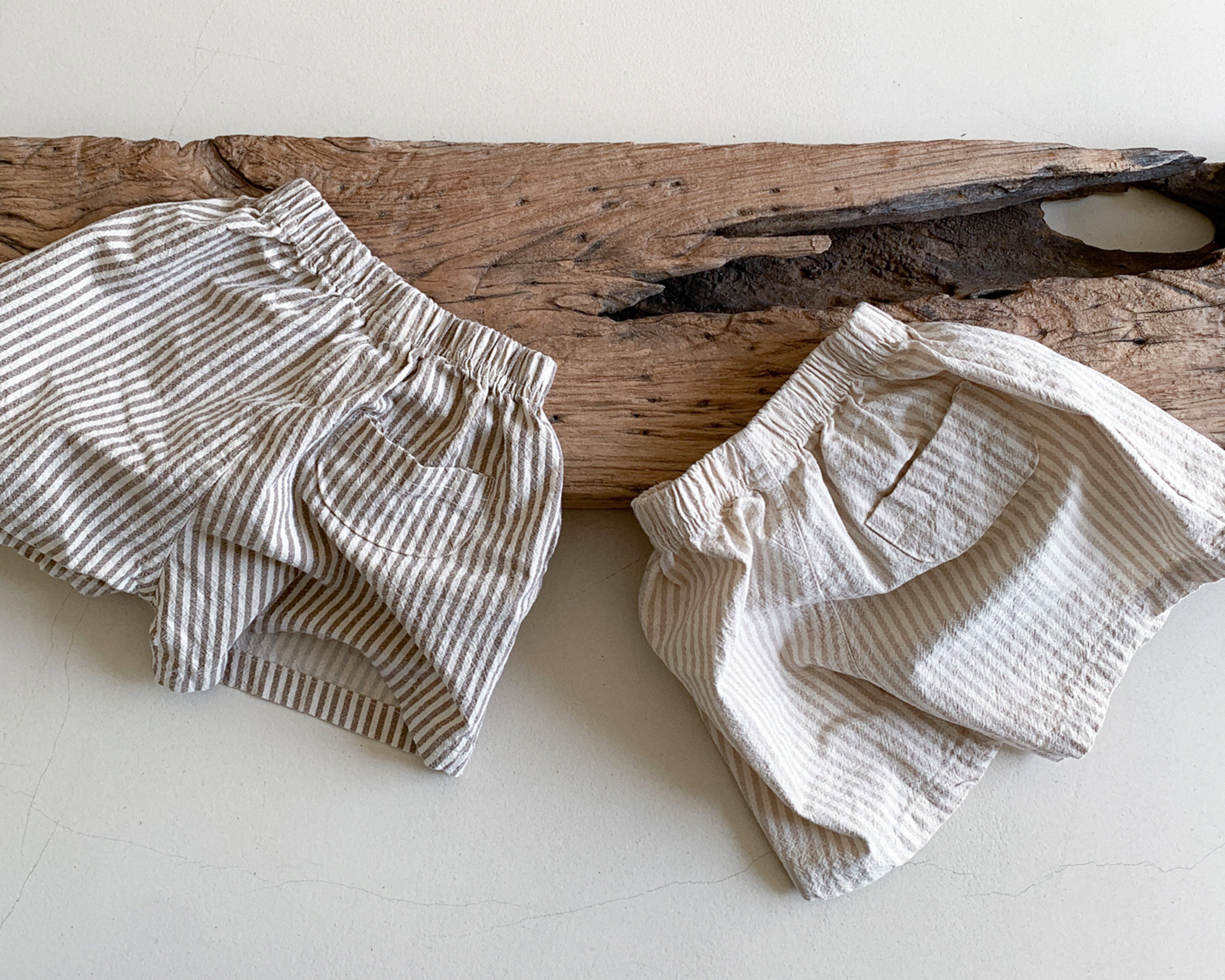 hazel boy shorts || stripes