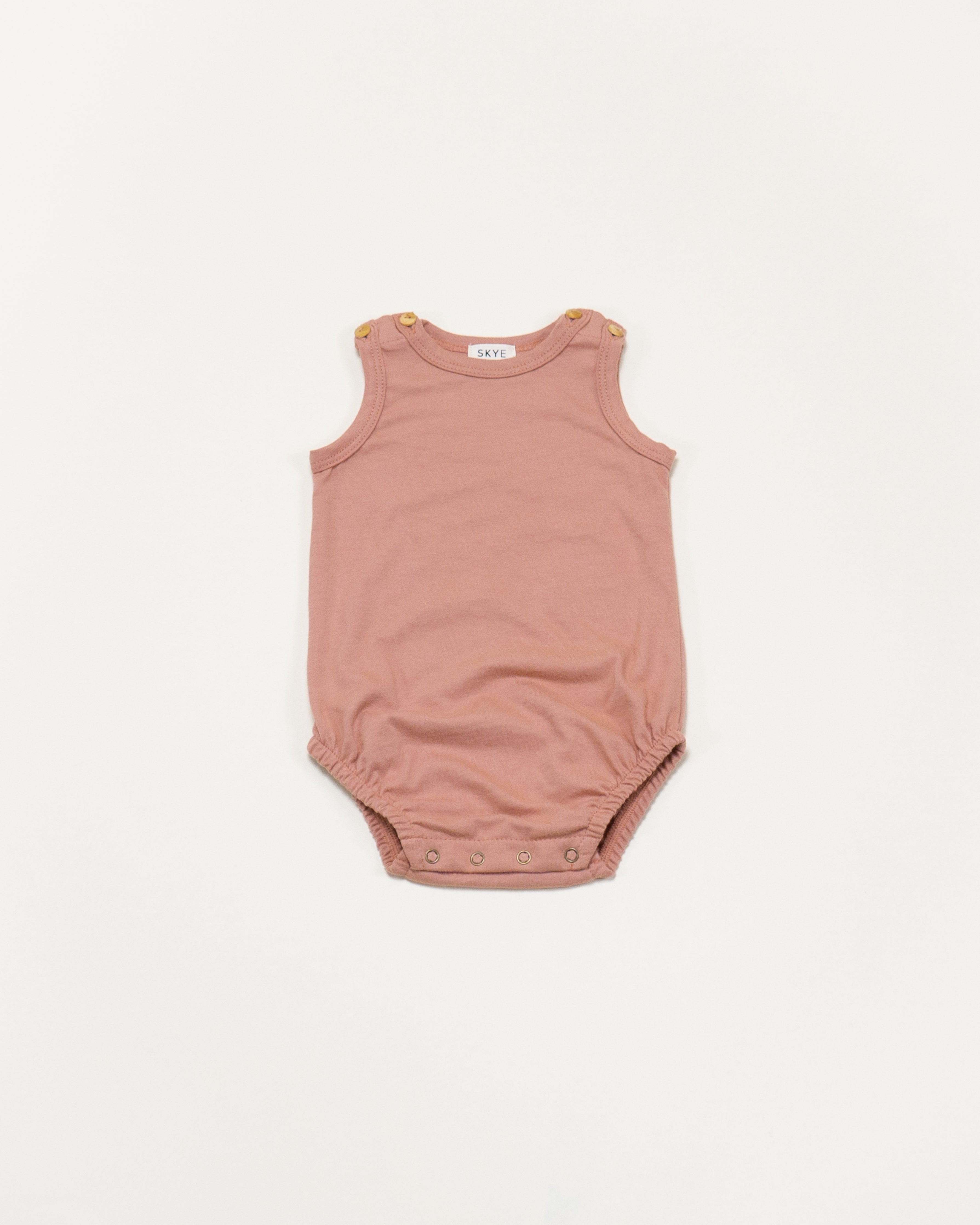 bubble onesie || terracotta
