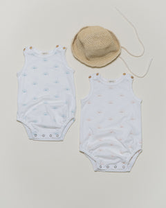 bubble onesie || sky desert suns