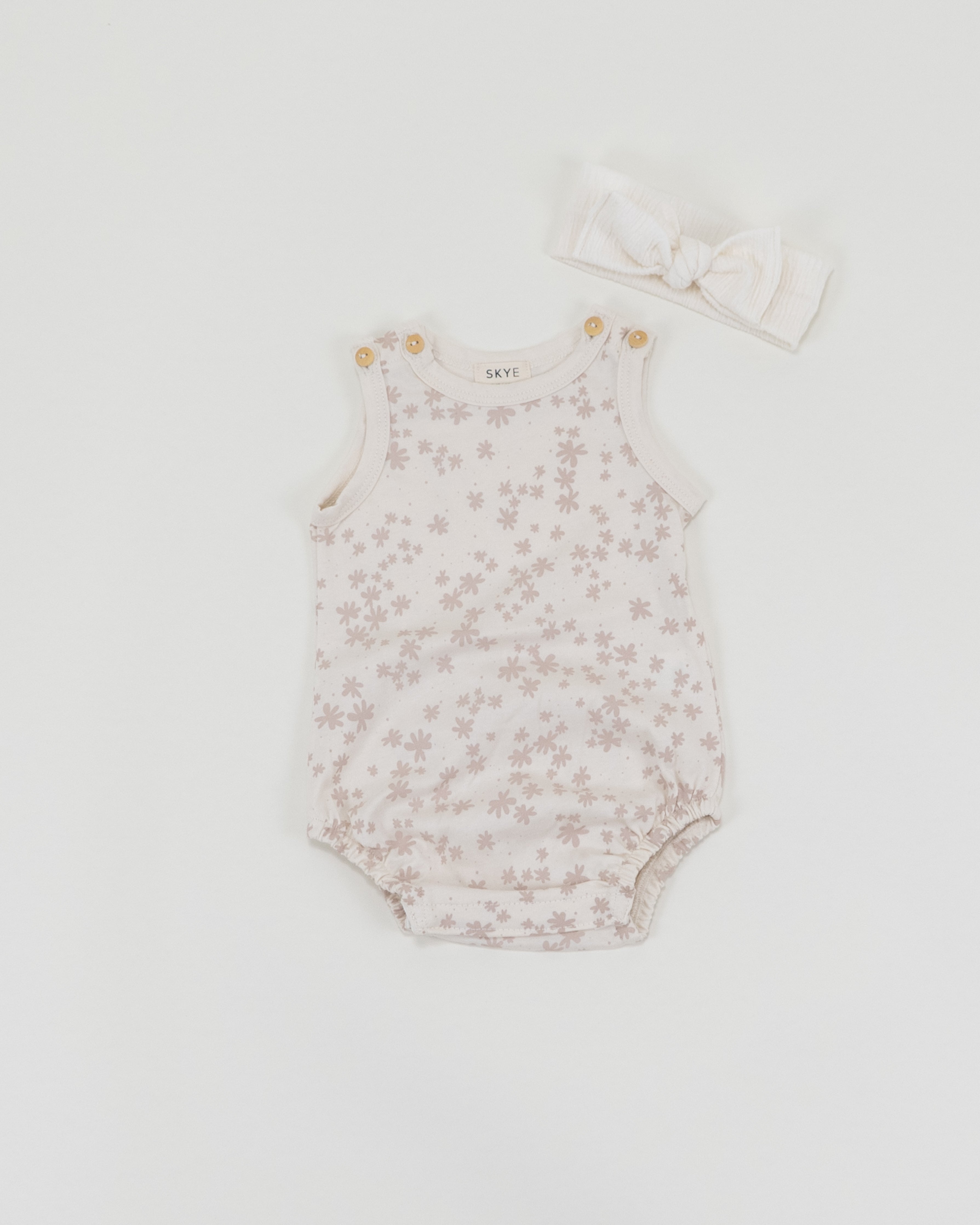 bubble onesie || petal flax
