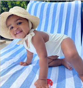 skylar baby bucket hat || seashell